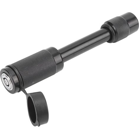 Serrure de récepteur de remorque, Accessoires automatiques de Noyau de Fleur de Prunier Serrure de goupille d'attelage de remorque antivol en Alliage d'aluminium pour VR pour Porte-vélos (1/5)