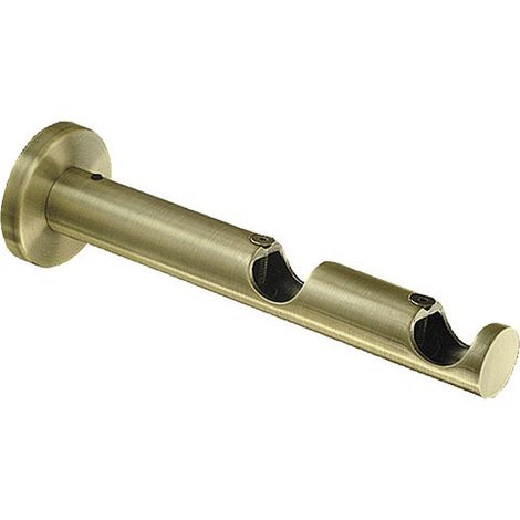 Doppio supporto in zirconio 20 mm. bronzo antico