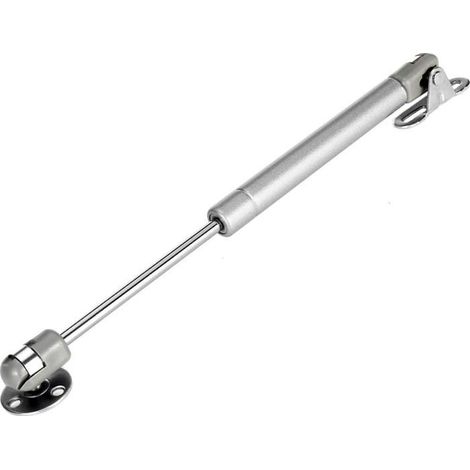 10 Pouces 100N Vérin à Gaz pour Armoire - Couvercle Boîte avec Plaque Fixation et Capot Laiton Ressort Amortisseur (1/4)
