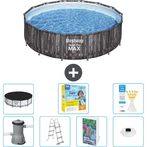 Bestway Bestway Steel Pro MAX Ronde - 427x107 cm - 8-pièces S526 (1/4)