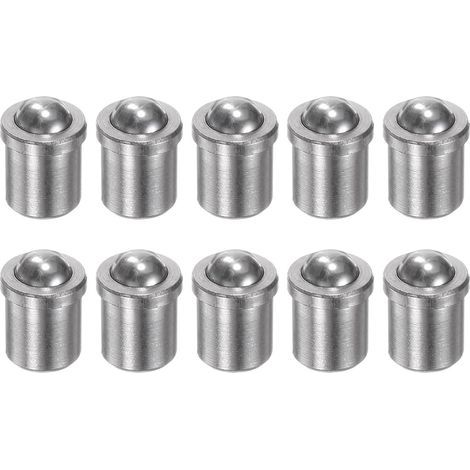 10pcs 4x5mm 304 Stainless Steel Ball Spring Plungers Precision Positioning Ball Spring Plungers Lock for Cabinet Doors Mechanical Devices Greenhouses (1/5)