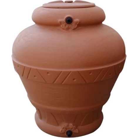 SERBATOIO IN POLIETILENE FUORI TERRA MOD. TERRA COTTA 1000lt - cm DMxH 119x160
