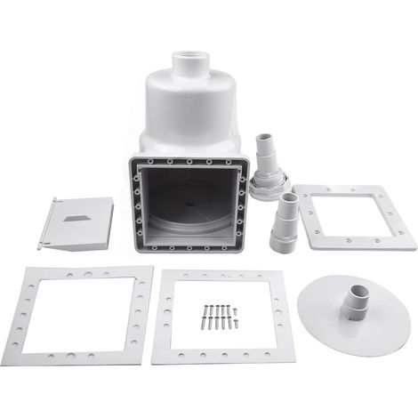 Système d'écumoire de piscine Hayward SP1091LX pour piscines hors sol Hayward SP1091LX en plastique ABS Panier à débris amovible Large Top Kit de remplacement facile à installer (A) (1/5)