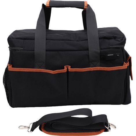 Robuste, 43 cm breite Tragetasche mit großer Öffnung zum Aufbewahren, Transportieren und Organisieren von Werkzeugen Werkzeugtasche für Herren Werkzeugtasche mit großer Öffnung und Innentaschen (43 cm (1/5)
