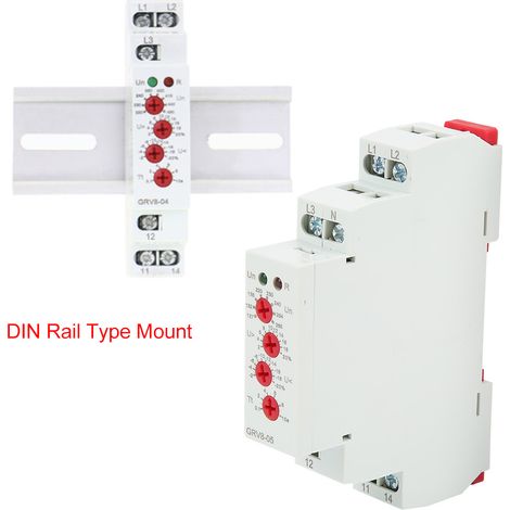 GRV8-05 Relais de surveillance et de protection de tension triphasé M265 (1/5)