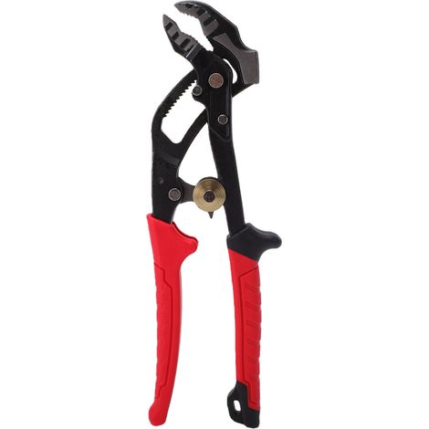 Pince multiprise pour pompe à eau 8 pouces réglage rapide acier à haut carbone mâchoire en V ouverture maximale 2 pour tuyau dans espaces étroits (1/5)