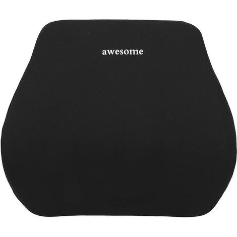 Coussin lombaire ergonomique confortable et soulageant la pression, idéal pour les chaises de bureau et les sièges auto. (1/4)
