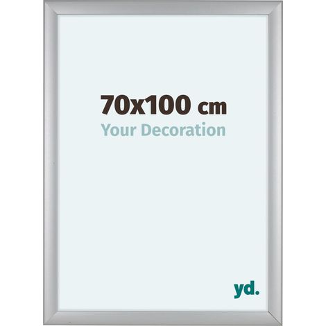 yd. - Cadre photo 70x100 - Argent Mat - MDF - Como (1/5)