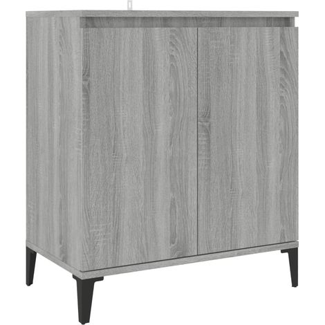Sideboard Grey Sonoma 60x35x70 cm Engineered Wood vidaXL