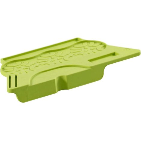 Tapis de tassage pour café, tapis en silicone pour expresso, tapis de tassage inodore de qualité alimentaire, tapis de tassage d'angle pour machine à expresso de cuisine ou de bar-green (1/5)