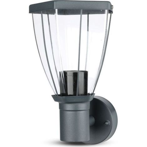 V-TAC VT-835 Applique du jardin Lamp 1xE27 Facing Up Acier inoxydable Gris foncé IP44 - sku 8628 (1/5)