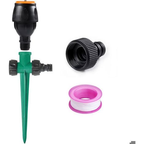 Arroseur rotatif à 360° pour l'irrigation, système de pulvérisation, couverture de pulvérisation, système d'irrigation de pelouse (1/5)
