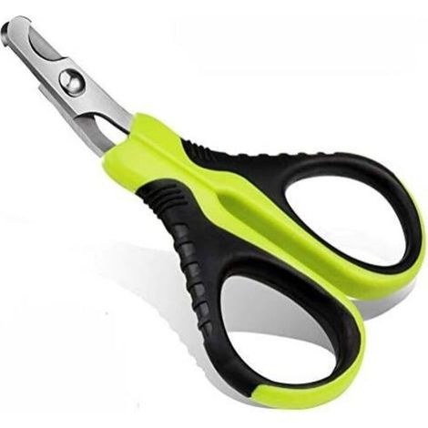 Ciseaux à Ongles Professionnels pour Chat Lapins et Petits Animaux tondeuses à Griffes de Chat Ciseaux Acier Inoxydable Courbe Ciseaux Coupe Ongles Chat