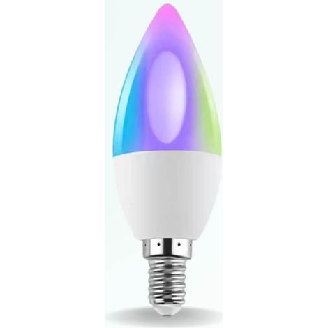 Ampoule connectée LED E14 WIFI - 5W - RGBW