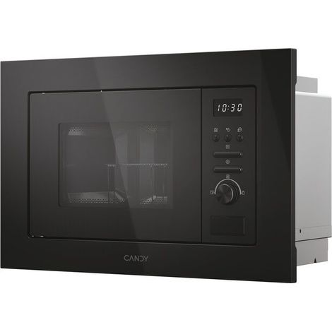 Candy – Micro-ondes grill intégré 20 L 800 W – CA20FMW7NB – Écran intégré – Commande rotative – Pour installation encastrable (1/5)