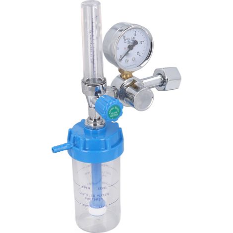 Détendeur de pression d'oxygène Y008, type bouée pour inhalateur, débitmètre avec absorbeur, entrée filetée BSP 5/8 pouce (1/5)