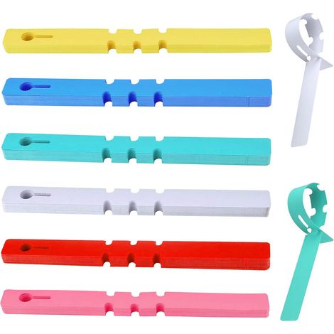 Plant Labels, 300pcs Plastic Plant Markers, 2x 20cm Waterproof Garden Labels, 6 Colors for Trees, Flowers, Seedlings and Vines (1/5)