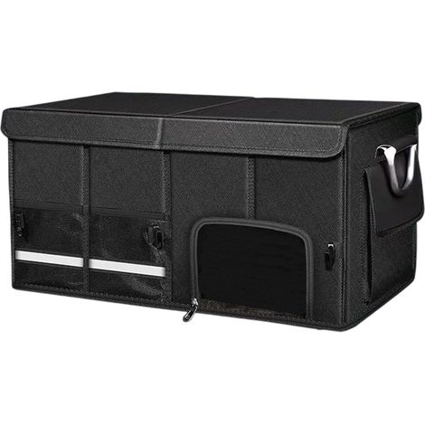 Boîte de rangement pliable pour coffre de voiture en tissu Oxford solide pour le camping et la pêche (1/4)