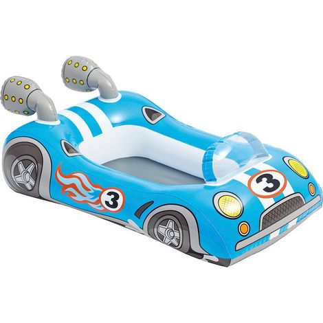 Bateau gonflable pour enfants 3-6 ans – Motif poissons – PVC 0,20mm – Dimensions 117x114cm – Charge max 27kg (1/5)