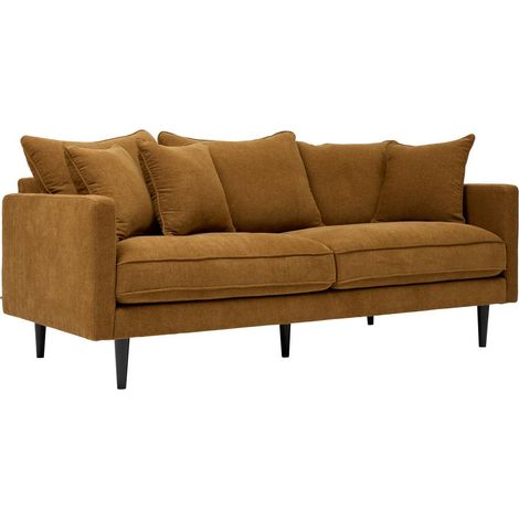 Divano 3 posti candice 194x96cm beige - Atmosphera créateur d'intérieur
