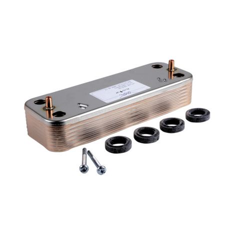 Chaffoteaux – Échangeur thermique 2 plaques 2.23 CF – Compatible chaudières ELEXIA, NECTRA, CENTORA – Pour installations sur CELTIC, NEXIA