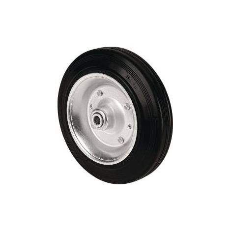 Rueda de repuesto D.200mm Cap.Carga 205kg VG negra Eje D.20mm Longitud buje 59mm TECWERK (1/2)