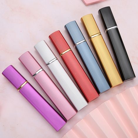 Lot de 7 vaporisateurs de parfum rechargeables, flacons en aluminium vides de 12 ml. (1/5)