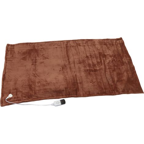 Elektrische Heizdecke, Heizkissen, Heizkissen für Zuhause und Studentenwohnheim, grau, EU-Stecker, 220 V, bräunlich-braun, 150 x 80 cm (1/5)