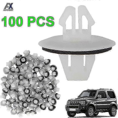 Kit de 100 clips de fixation pour Suzuki Jimmy, référence OE 77553-65D10 (1/5)