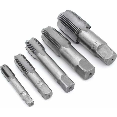 5Pcs Filetage de Tuyau BSP 55 Degrés Plug Tap G1/8 G1/4 G3/8 G1/2 G3/4