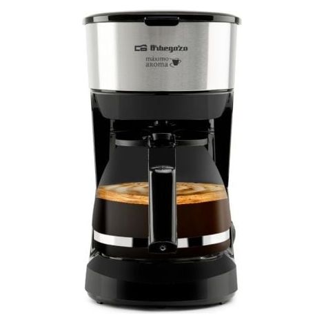 Cafetera de Goteo Orbegozo CG 4506/ 6 Tazas/ Negra y Plata