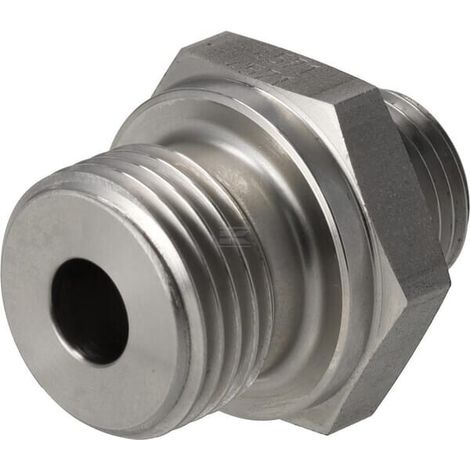 Racor macho 10L x 1/2" BSP acero inox. PH HYDRAULIK GES10LR12SS