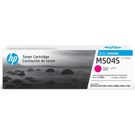 Samsung CLT M504S Magenta original cartouche de toner (SU292A) pour Samsung CLP 415, CLX 4195 MultiXpress SL C1453, C1454 Xpres