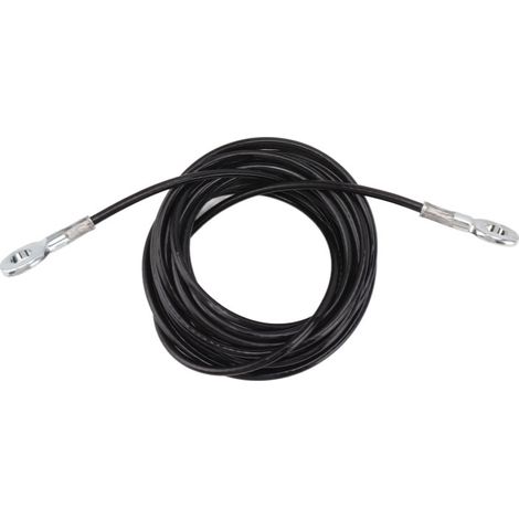 Câble de poulie de fitness Irovami réglable pour salle de sport à domicile, câble en acier robuste, accessoire d'exercice de fitness, noir, 3,5 m / 11,5 pi (1/5)
