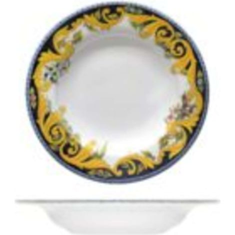 Saturnia Collezione Tuscany Piatto Piano D 26 Cm H 2 Cm Porcellana Ischia Decorata