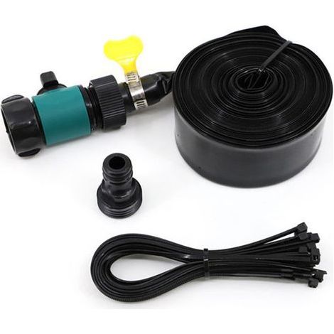 Trampoline sprinkler, trampoline water hose, outdoor trampoline water play accessories, summer backyard children's water play toys, easy-to-install trampoline accessories, suitable for outdoor games a (1/4)