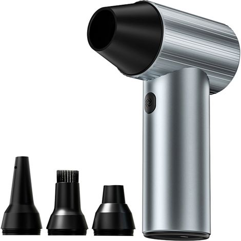 Ventilador portátil X7 Jet, 90.000 RPM, velocidad del viento de 45 m/s, motor sin escobillas de 40 mm, ventilador turbo de alta potencia con conducto, herramienta de limpieza de teclados.