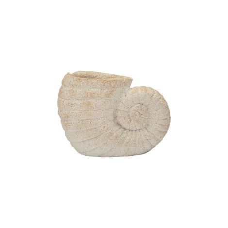 Vase en sable coquillage -a- cm 33x19x23 (trou cm ø 13) (1/5)