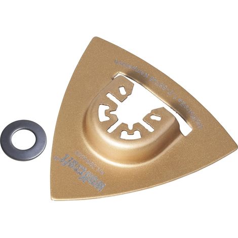 wolfcraft Piastra di levigatura "PRO" con riporto in metallo duro, attacco universale, 3994000 (1/4)