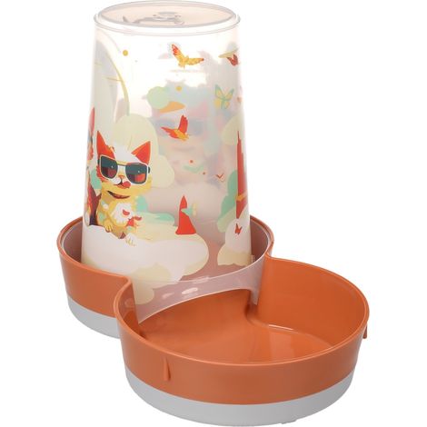 Distributeur d'eau ou de nourriture Chat au soleil (1/5)