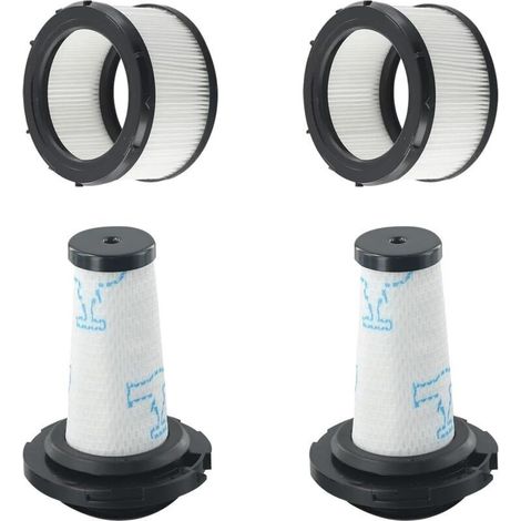 Filters for Rowenta X-FORCE FLEX 9.60 and X-NANO ESSENTIAL RH20xx, 2 pre-filters + 2 motor filters for Rowenta X-FORCE FLEX 9.60, Replacement filters for ZR00907/908 RH98XX/99XX (1/4)