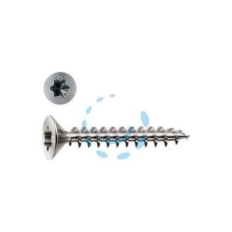 VITI PANEL-VIT TESTA SVASATA PIANA TORX ACCIAIO CHROMITING - ø mm.5x60