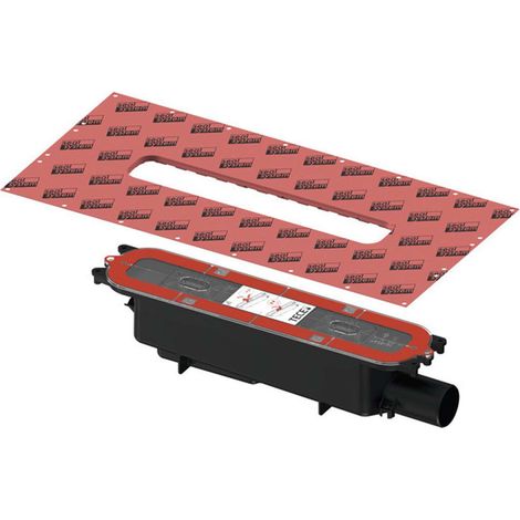Tece TECEdrainprofile - Sifón para perfil de ducha, bajo, desagüe lateral DN50 673002 (1/2)