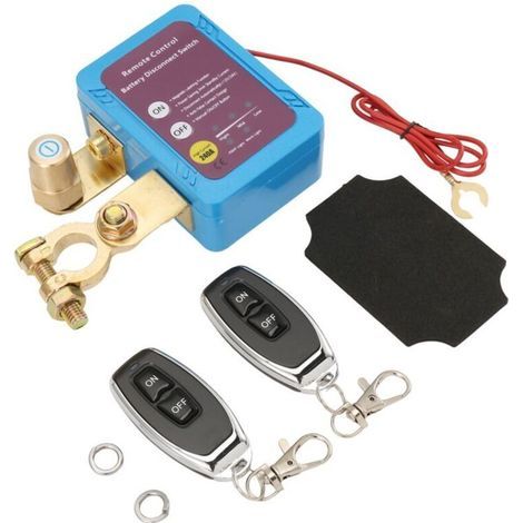 12V 240A Fern-Batterietrennschalter, automatische Abschaltung, Fernbedienung für Boot, LKW, Auto