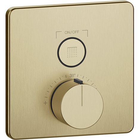 Gessi Hi-Fi Fertigmontageset Thermostat mit Tasten-Bedienung