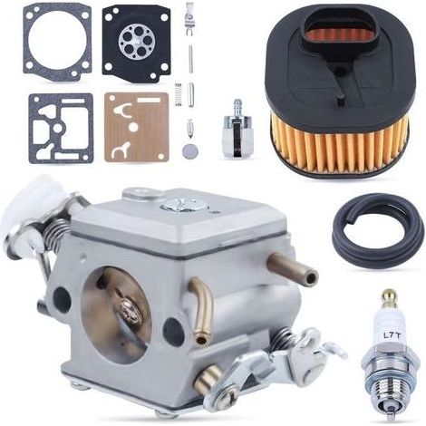 Carburateur pour tronçonneuse Husqvarna 372XP 365 362 372 371, pièces de rechange, carburateur + filtre à air + bougie d'allumage + carburateur (1/4)