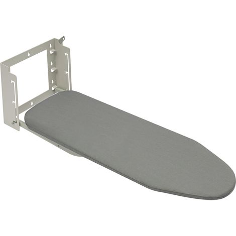 Tabla de planchar plegable de pared, tablas de planchar giratorias de 180° que ocupan poco espacio, tabla de planchar desplegable con funda resistente al calor, para cajón, armario, ocupa poco espacio