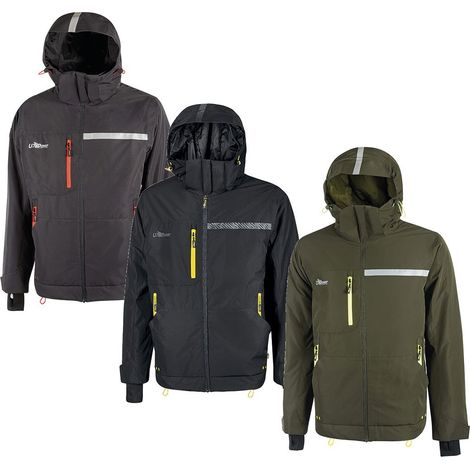 Giacca da lavoro invernale impermeabile WINK - Grigio S (1/4)