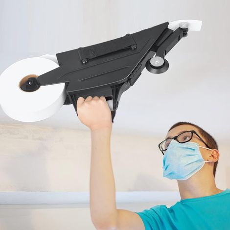 Placo Banjo con rueda de esquina interior de cambio rápido, correas ajustables, herramienta para juntas de placas de yeso, funcionamiento a derecha/izquierda. (1/4)