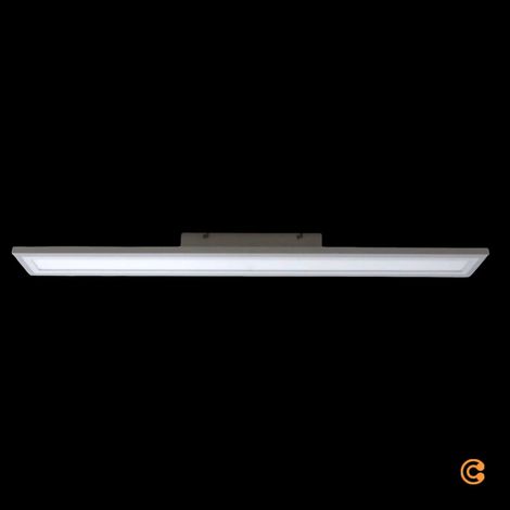 [GEBRAUCHT] B-Ware Just Light Deckenleuchte Lampe Led Weiß Kunststoff Eisen Wohnbereich 100 Cm 17 W